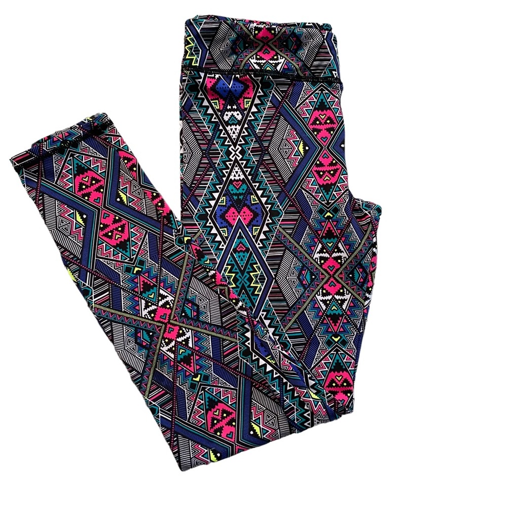 Multicoloured Leggings - Girls 10-12 Years Old
